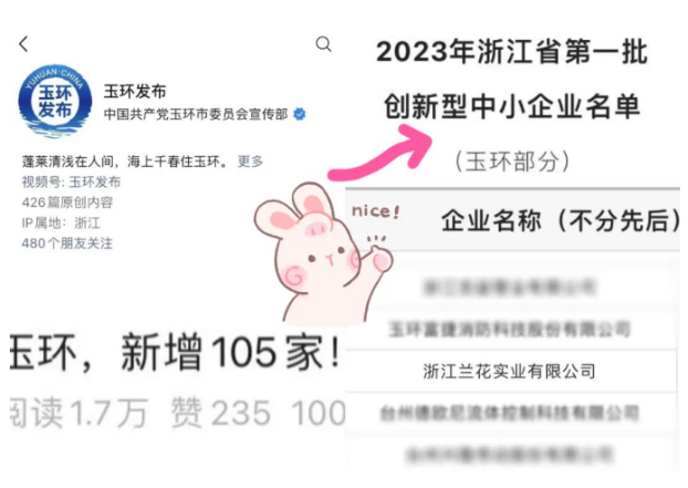 蘭花實業(yè)入選2023年省第一批創(chuàng)新型中小企業(yè)